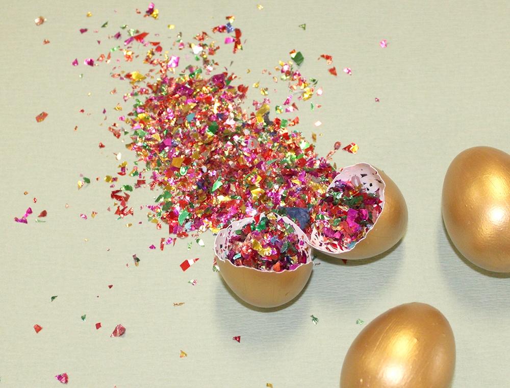 Creative Easter Egg Idea DIY Confetti Eggs! Beaucoup Blog