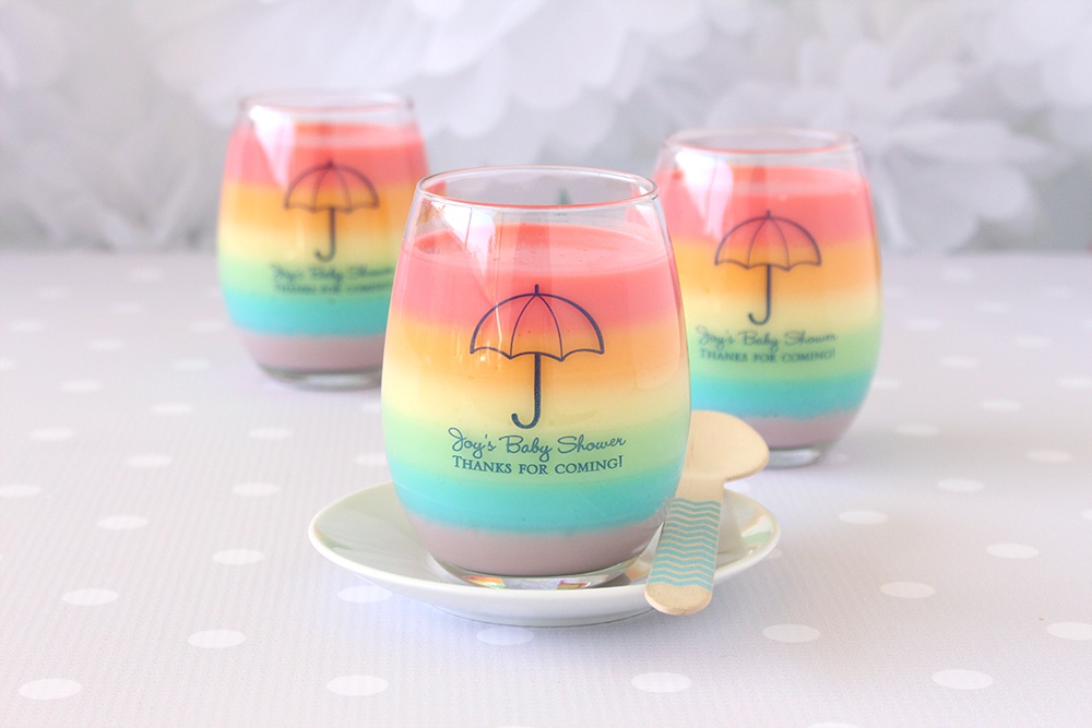 Rainbow baby best sale shower centerpieces