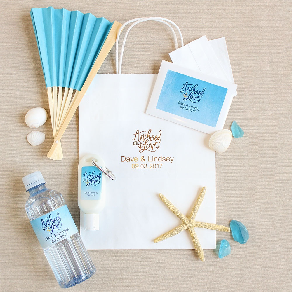 How-To: Assemble a Hawaiian-themed Welcome Bag for a Destination Wedding