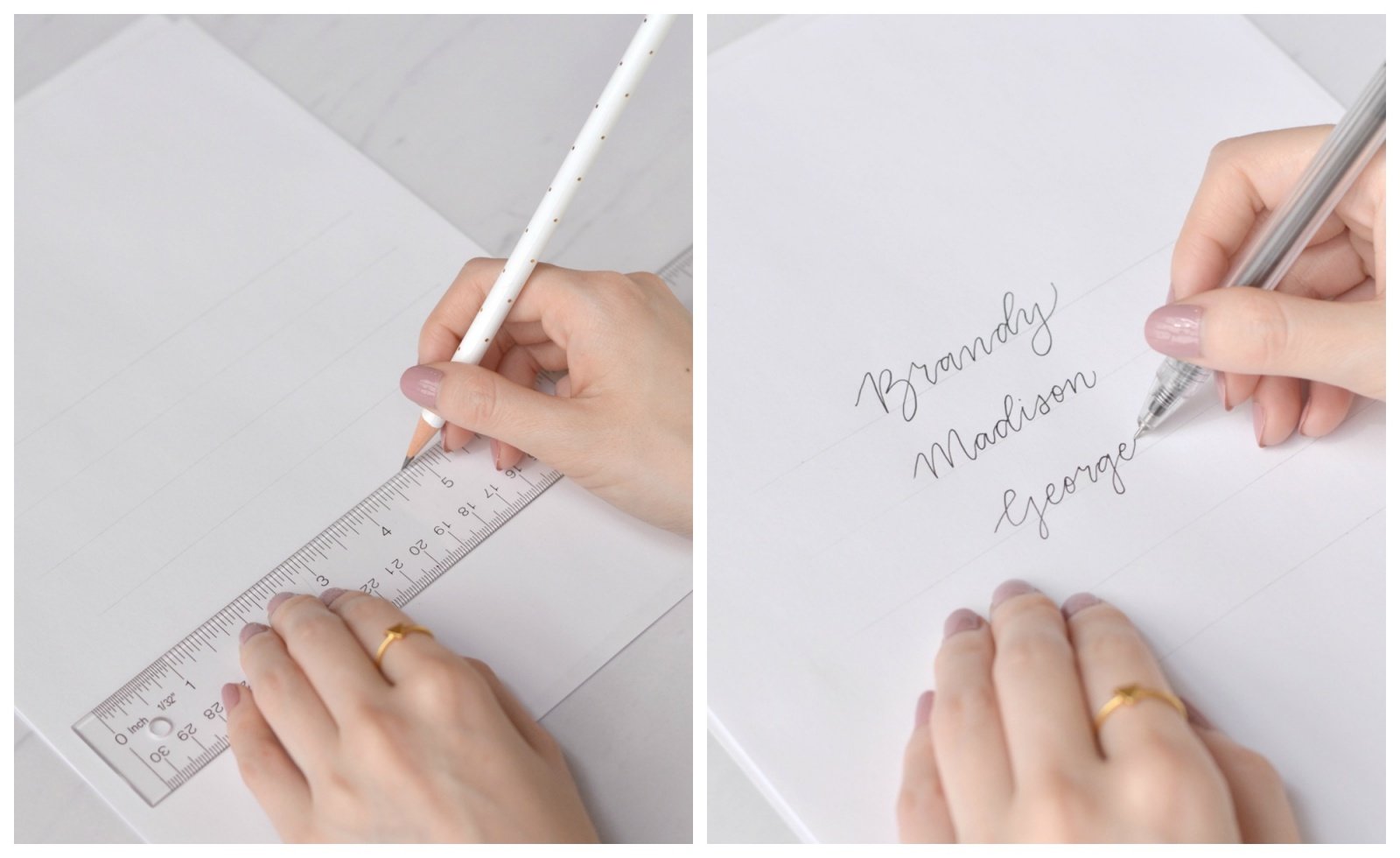 Calligraphy Place Cards