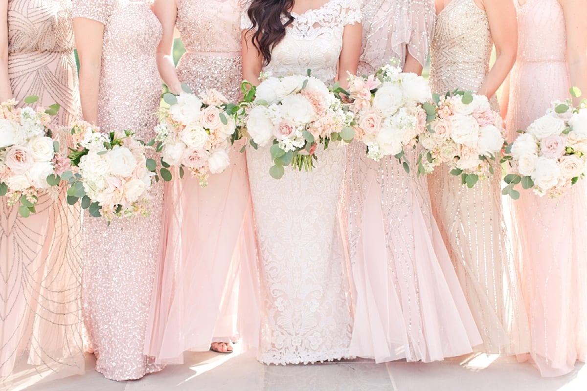 millennial pink, millennial pink wedding, pink wedding, pink bridesmaids dresses, pink wedding dress, millennial pink dress, millennial pink dress, millennial pink wedding dress 
