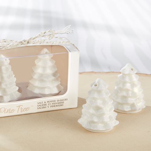 Ceramic Pine Tree Salt & Pepper Shakers