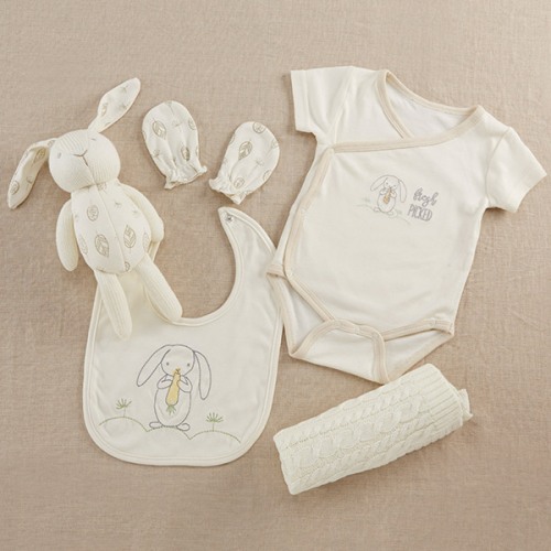 Natural Bamboo 5 Piece Welcome Baby Gift Set