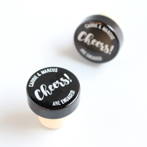 Personalized Aluminum Top Bottle Stopper