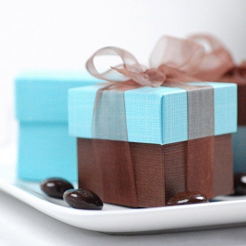 2 Piece Square Favor Boxes