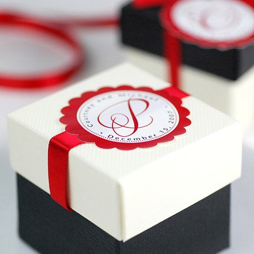 2 Piece Square Favor Boxes