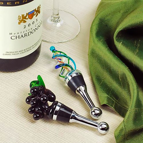 Art Glass Wine Stoppers
