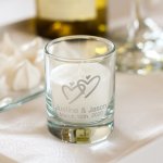 Personalized Wedding Votive Candle Holders