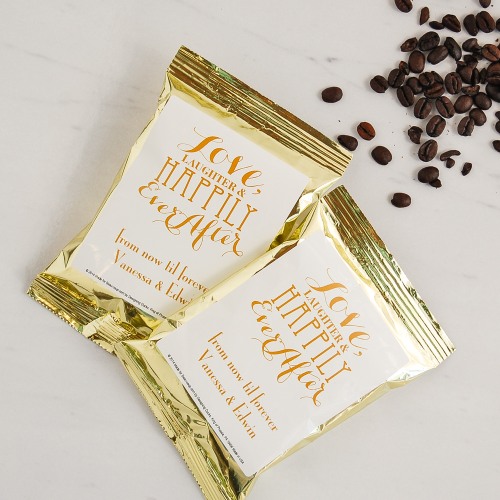 Personalized Wedding Coffee Favors