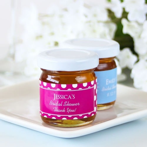 Personalized Wedding Honey Jars