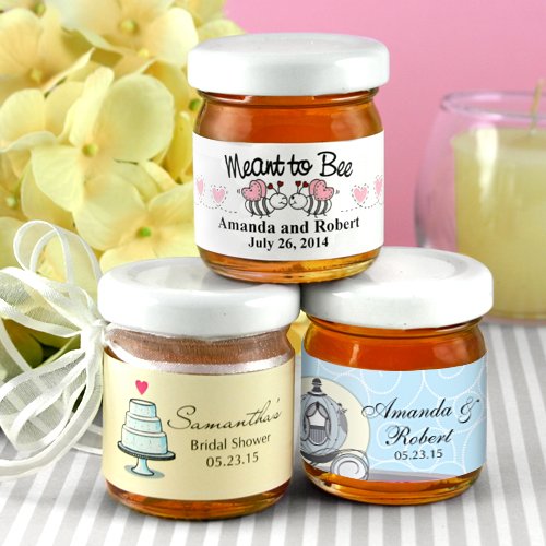 Personalized Wedding Honey Jars