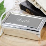 Engraved Jewelry Box