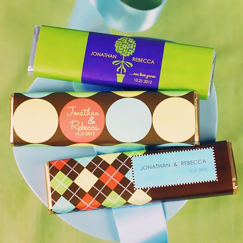 Personalized Wedding Chocolate Candy Bars
