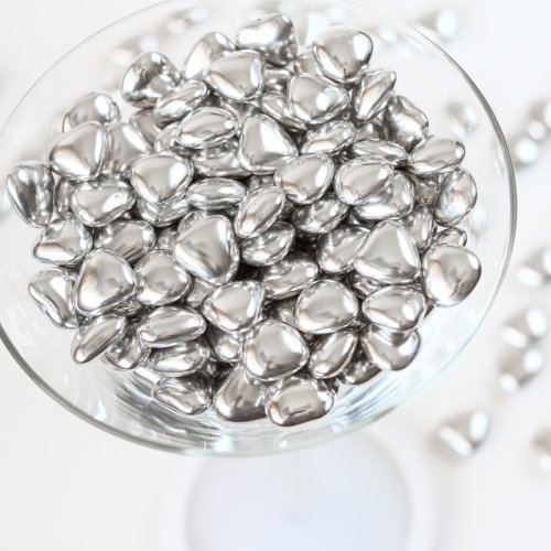 Silver Amorini Chocolate Hearts