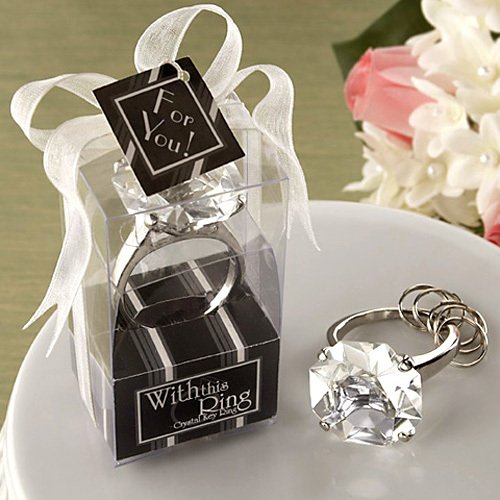 Diamond Ring Keychain Favor