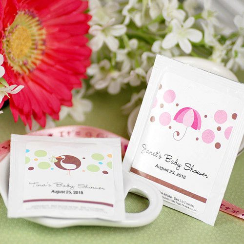 Personalized Baby Shower Tea Bags