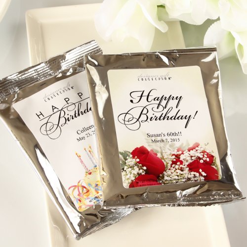 Personalized Birthday Coffee Favors