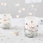 Jeweled Snowflake Votive Holders