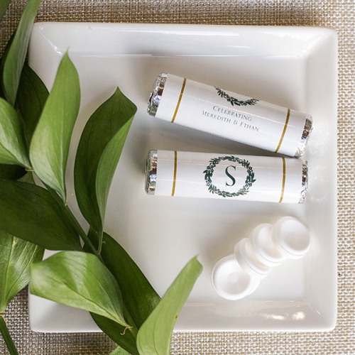 Personalized Wedding Mint Rolls