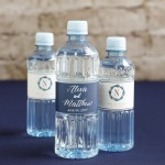 Custom Label Bottled Water - Wedding Designs