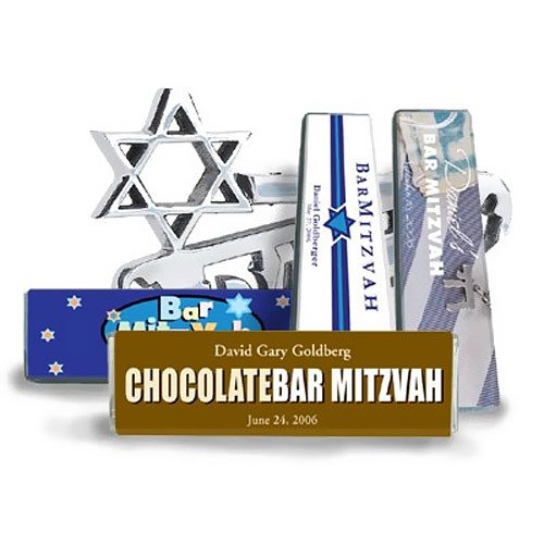 Personalized Bar/Bat Mitzvah Chocolate Bars