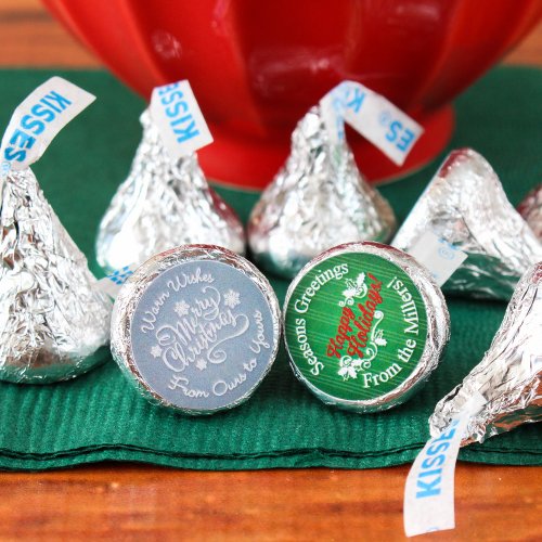 Personalized Holiday Hershey's Kisses