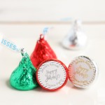 Personalized Holiday Hersheys Kisses
