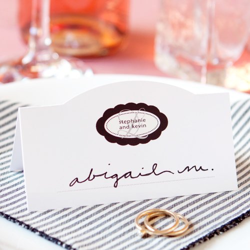 Custom Printed Wedding Place Cards