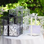 Ornate Metal Reception Card Box
