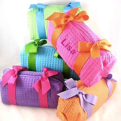 Personalized Spa Toiletry Bags