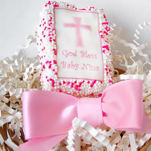 Christening and Baptism Rice Krispy Favors