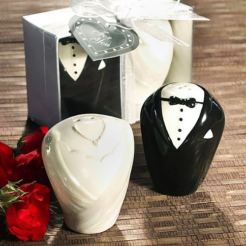 Bride And Groom Salt And Pepper Shakers