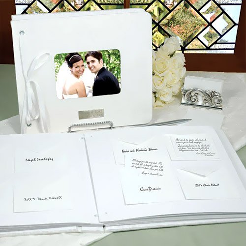 Wedding Wishes Card and Envelope Guest Book