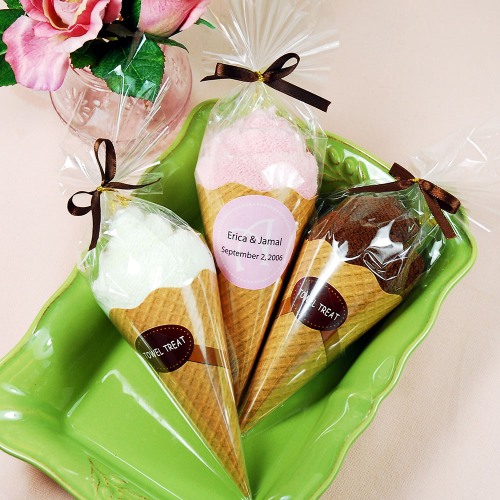 Ice Cream Towel Favors