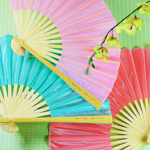 Personalized Silk Fans