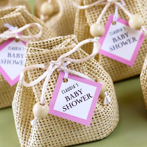 Personalized Diamond Baby Shower Favor Tags