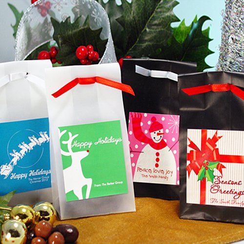 Personalized Holiday Candy Bags