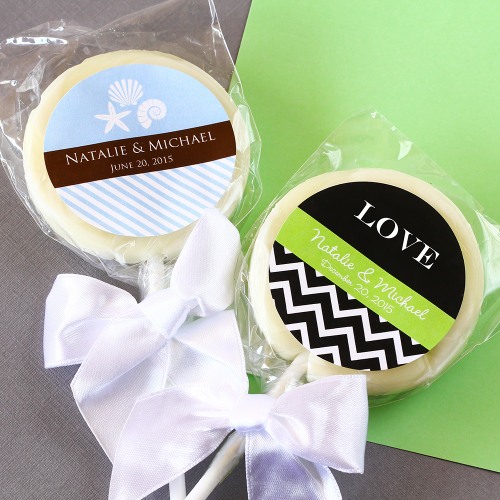 Personalized Wedding Lollipop
