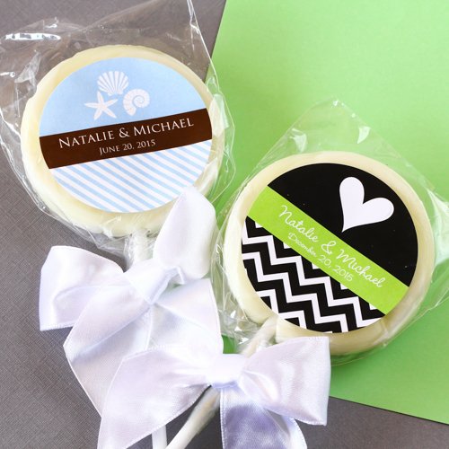 Personalized Wedding Lollipop