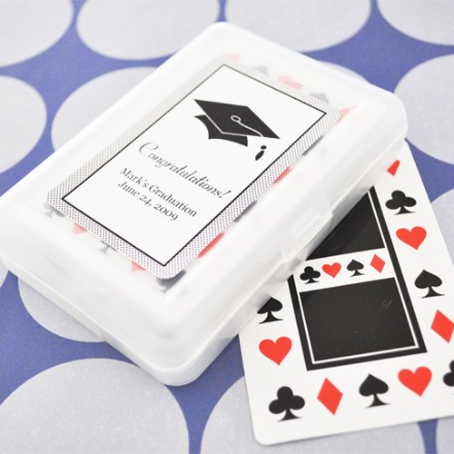 Graduation Playing Cards with Personalized Labels