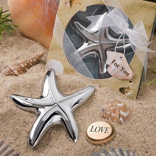 Starfish beach wedding favor