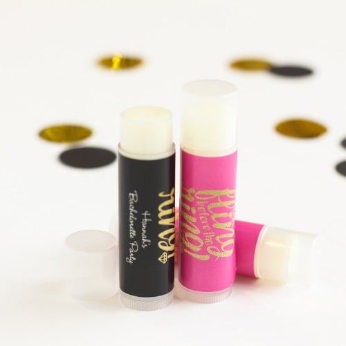 Personalized Lip Balm Party Favor