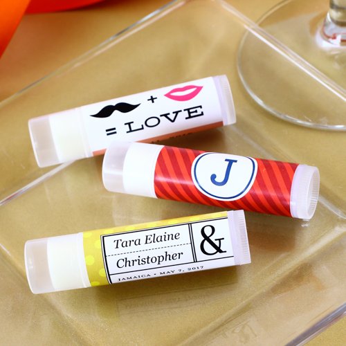 Personalized Lip Balm Party Favor