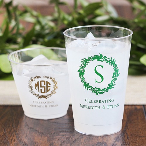 Personalized Clear Plastic Cups