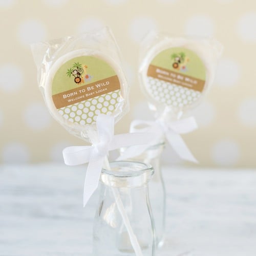 Personalized Baby Shower Lollipop Favor