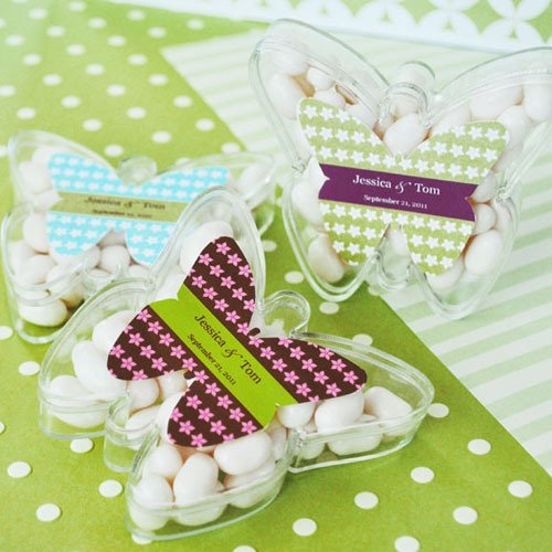 Personalized Butterfly Acrylic Favor Box