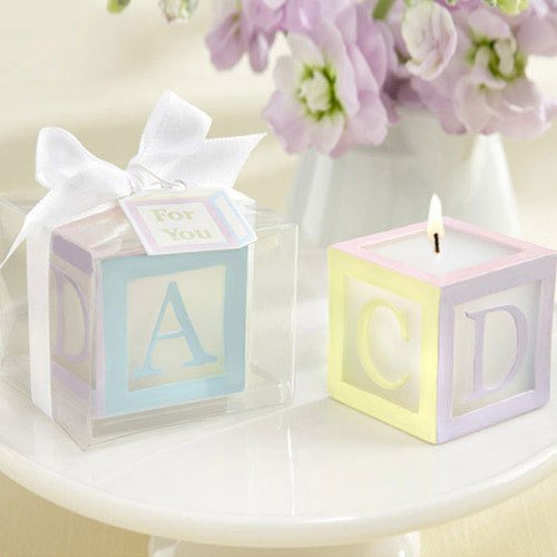 Baby Block Candles