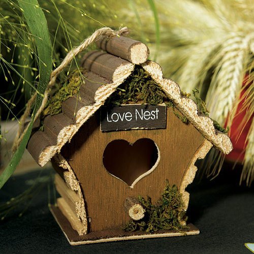 Mini Wooden Bird Houses