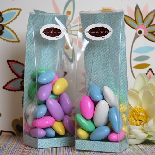 Clear Tall Favor Bags