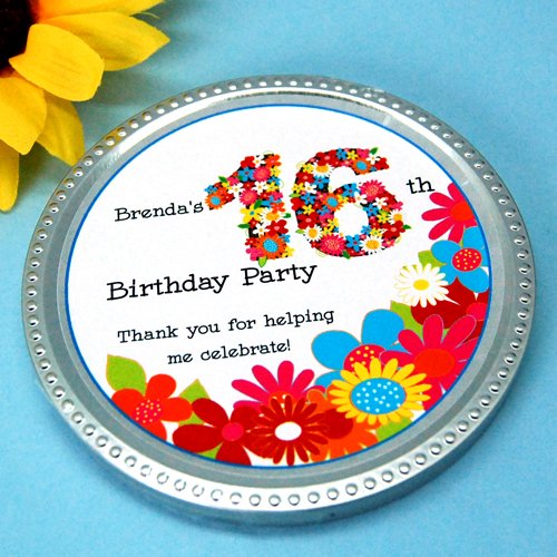 Personalized Birthday Chocolate Disc Favor